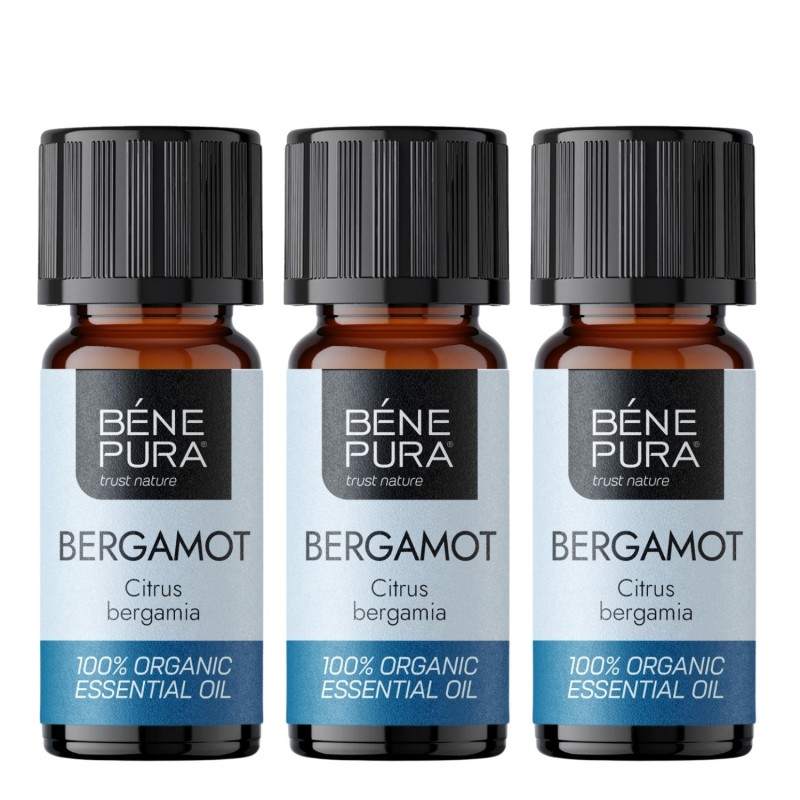 3x Bio Bergamot Essential oil - 10ml