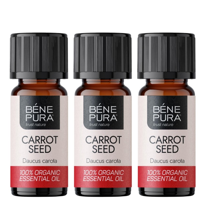 3x Bio Carrot Seed Essential oil - 10ml 3x Bio Carrot Seed Essential oil - 10ml - Product Comparison
