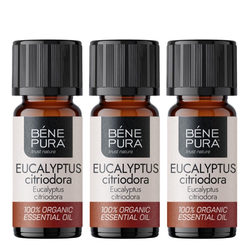 3x Bio Eucalyptus Citriodora Essential oil - 10ml