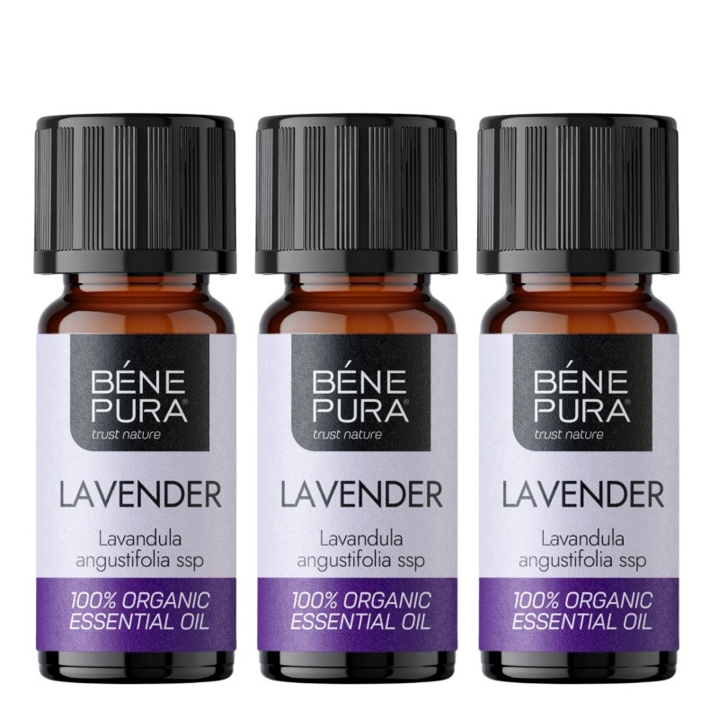 3x Bio Lavender Essential oil - 10ml