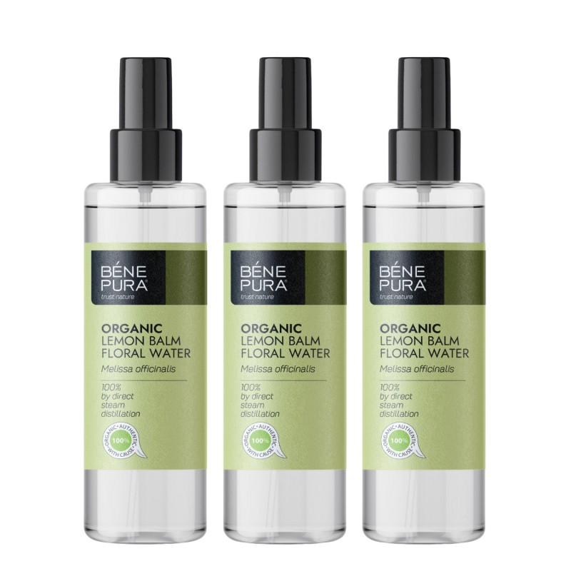 3x Bio Lemon Balm Floral water - 250ml