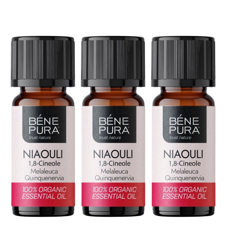 3x Bio Niaouli Essential oil - 10ml