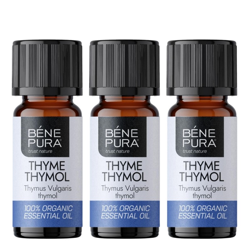 3x Bio Thyme Thymol Essential oil - 10ml