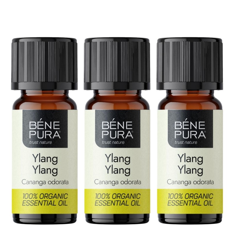 3x Bio Ylang-ylang Essential oil - 10ml