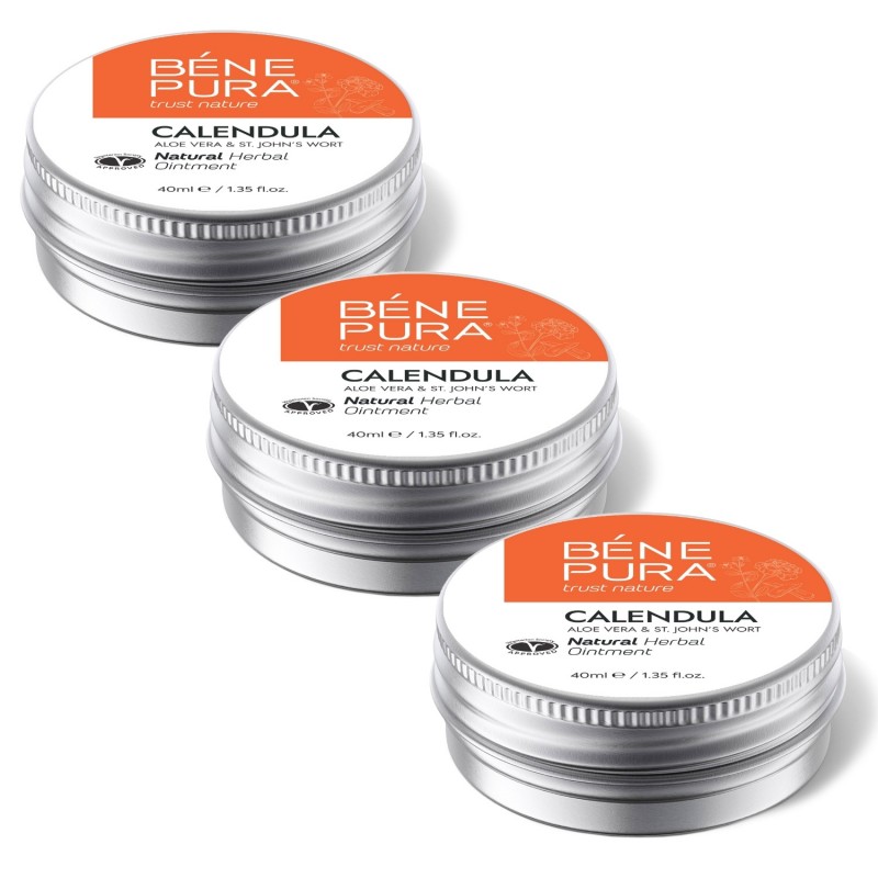 3x Ointment for Wounds, Burns and Scars with Calendula, Aloe Vera and St John's Wort - 40ml - Product Comparison