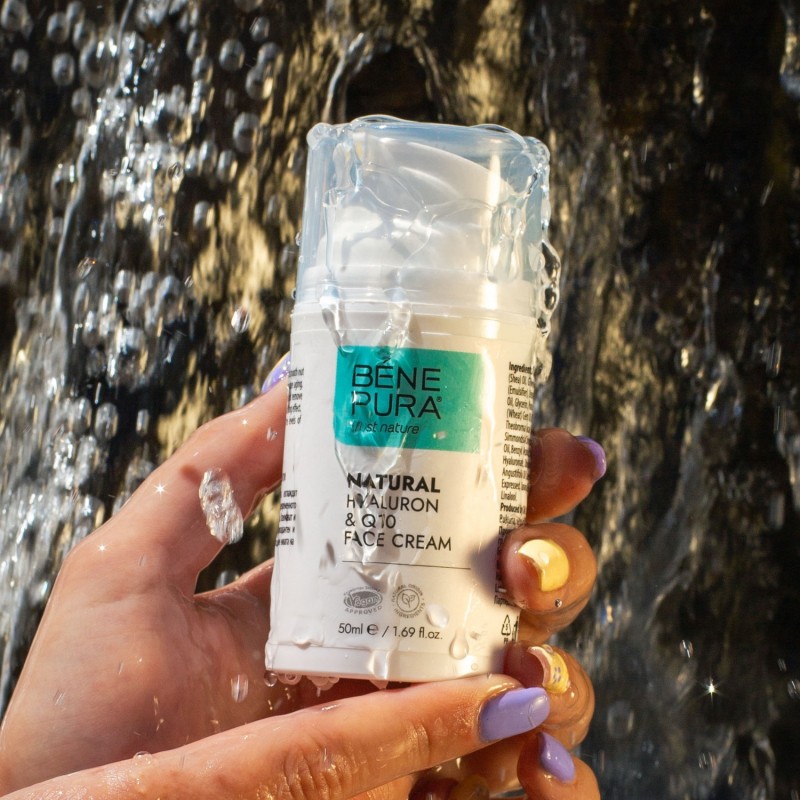Natural face cream with Hyaluronic acid and Coenzyme Q10 - 50ml - All products
