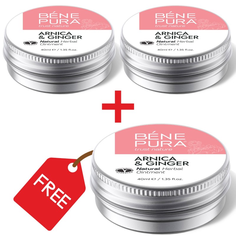 3x Ointment for Bruising with Arnica and Ginger - 40ml - Ointments for bruises