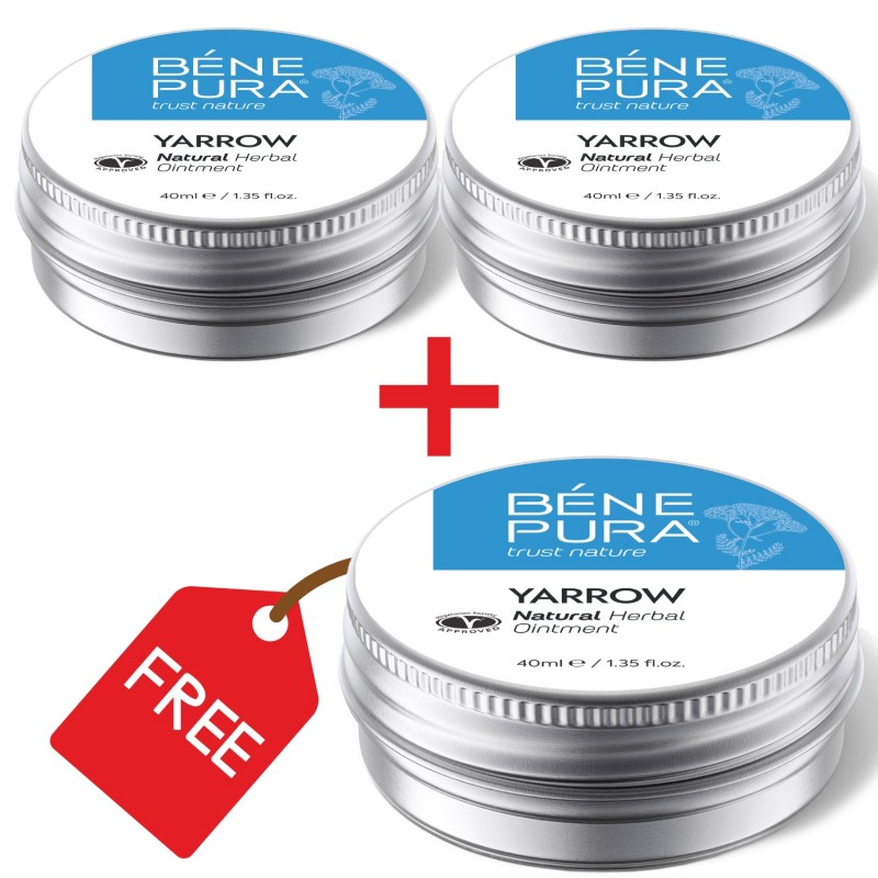 3x Ointment for Hemorrhoids with White yarrow - 40ml - Ointments for hemorrhoids