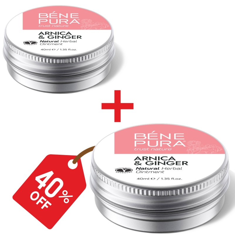 2x Ointment for Bruising with Arnica and Ginger - 40ml - Ointments for bruises