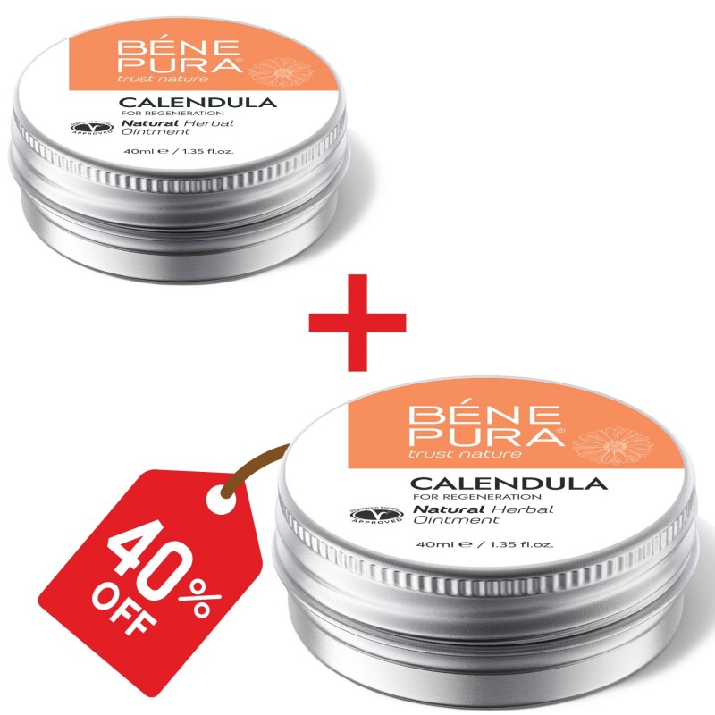 2x Ointment for Wounds, Burns and Scars with Calendula - 40ml - Ointments for wounds