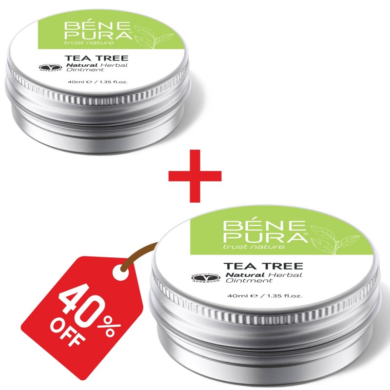 2x Ointment for Itching and Rashes with Tea tree - 40ml - Sets