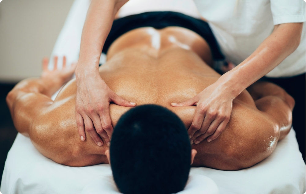  As a massage oil for muscle tension and dry skin
