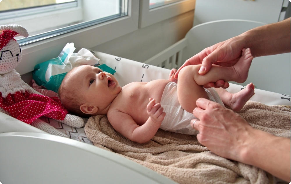 As a natural care for baby skin when it is irritated or red