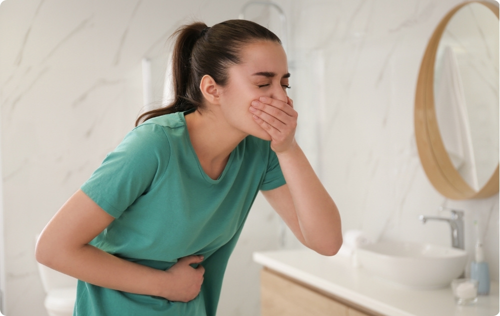 As a refresher for nausea or seasickness