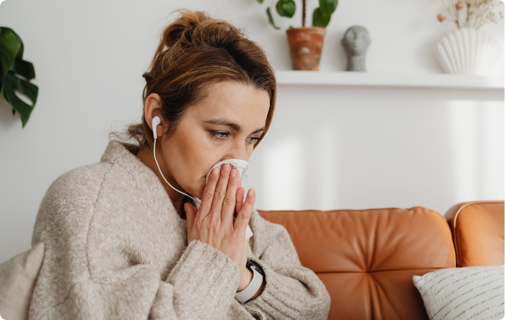 As a cream for the area around the nose for frequent colds