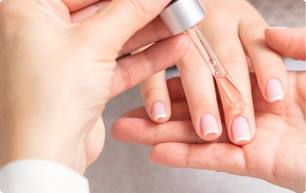 As a lotion for nails and cuticles for fungus and inflammation